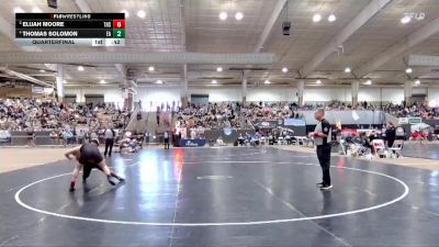 A 165 lbs Quarterfinal - Elijah Moore, Tennessee High School vs Thomas Solomon, Eagleville High School