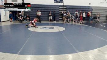 67 lbs Cons. Round 2 - Bradly Jackson, Kuna Klub vs Bode Beck, Bulldog Wrestling Club