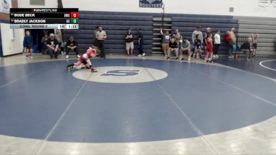 67 lbs Cons. Round 2 - Bradly Jackson, Kuna Klub vs Bode Beck, Bulldog Wrestling Club