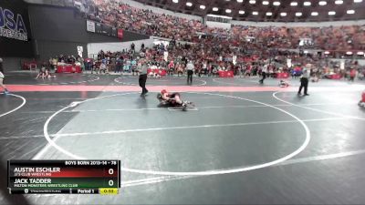 78 lbs Cons. Round 3 - Jack Tadder, Milton Monsters Wrestling Club vs Austin Eschler, JJ`s Club Wrestling