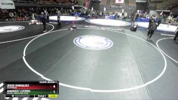 126 lbs Champ. Round 3 - Andrew Lucero, Kaitoa Wrestling Club vs Jesse Enriquez, California