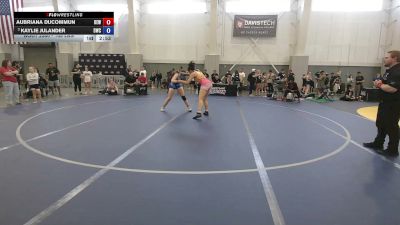 145 lbs Cons. Semis - Aubriana Ducommun, Betterman Elite Wrestling vs Kaylie Julander, Diamondville Wrestling Club