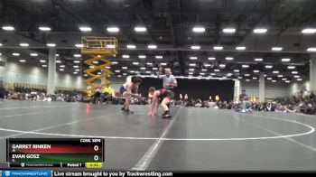 126 lbs Cons. Semi - Garret Rinken, IA vs Evan Gosz, IL