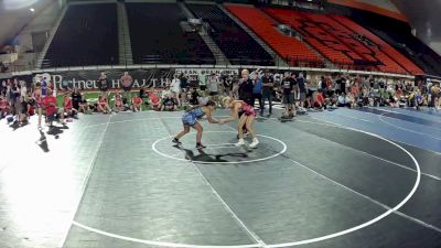 110 lbs Isabella Dionne, Montana 2 HS Girls vs Yareli Flores, Washington HS Girls