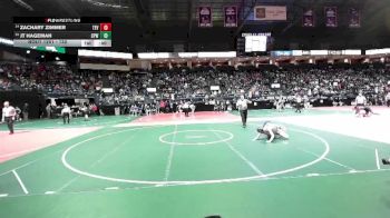 132 lbs Cons. Round 4 - Jt Hageman, CPWA vs Zachary Zimmer, TEV1