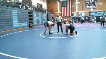 285 lbs 7th Place Match - Luke Lewis, Lehi vs Brayden Freitas, Riverton