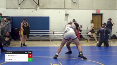 190 lbs Consy 5 - Josiah Barrera, Red Nose Wrestling vs Jason Forte, Elder