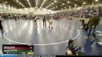 110 lbs Champ Round 1 (16 Team) - Taitum Koyle, Westlake White vs Mason Carlson, Syracuse