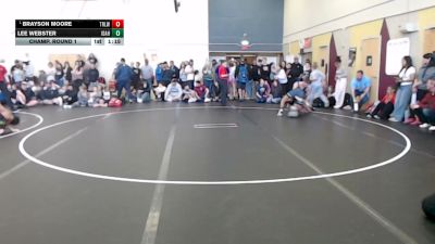 138 lbs Champ. Round 1 - Brayson Moore, Team Real Life Wrestling vs Lee Webster, Idaho