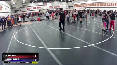 87 lbs Cons. Semi - Tucker Brill, Hawk vs Jarrell Harris, Nebraska