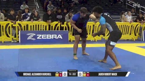Jaden Robert Mack vs Michael Alexander Burchell 2025 Pan IBJJF Jiu-Jitsu No-Gi Championship