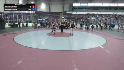 160 lbs Cons. Round 1 - Jelene Lainez, Bridgeport vs Kaylee Borge, Kean