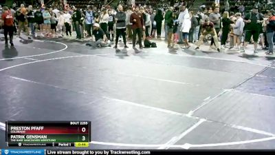 175 lbs Cons. Round 2 - Preston Pfaff, Colorado vs Patrik Gensman, The Base Vancouver Wrestling