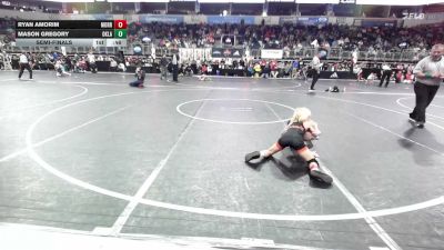 55 lbs Semifinal - Ryan Amorim, Morris Fitness vs Mason Gregory, Oklahoma