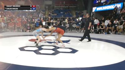 105 lbs Semis - Hailey Delgado, TX vs Chloe Skiles, IL