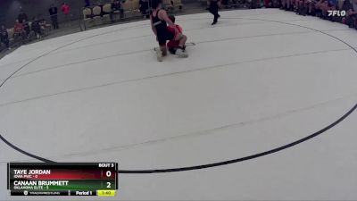 116 lbs Round 1 (8 Team) - Taye Jordan, Iowa PWC vs Canaan Brummett, Oklahoma Elite