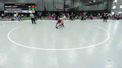 157 lbs Cons. Sub-quarters - Kaden Martineau, Juab Wrestling Club vs Maxwell Daly, Cache Wrestling Club