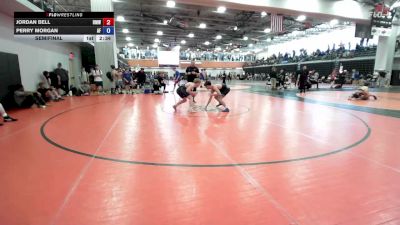 132 lbs Semifinal - Jordan Bell, Blue Monday Wrestling vs Perry Morgan, Angry Fish