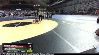 56 lbs 2nd Place Match - Berrick Lehner, Cle Elum Mat Miners Wrestling Club vs Carter Courie, FordDynastyWrestlingClub