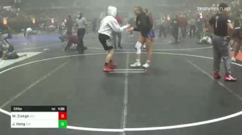 101 lbs Round Of 32 - Mia Zuniga, Victory Wrestling vs Jessica Hong, Mat Monkeys West