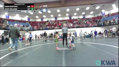 37 lbs Quarterfinal - Hank Shattuck, Harrah vs Noah Williams, Standfast