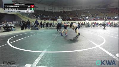 110 lbs Consi Of 8 #1 - Clayton Warner, Sallisaw Takedown Club vs Zachery Wise Jr, Mojo Grappling Academy