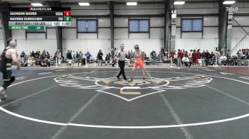 125 lbs Consi Of 8 #1 - Jackson Bauer, Coast Guard vs HAYDEN DUROCHER, Plymouth