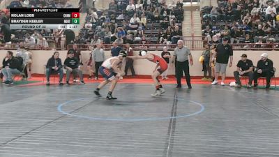 125_B lbs Round Of 32 - Nolan Lobb, Chambersburg vs Brayden Keeler, Northwest