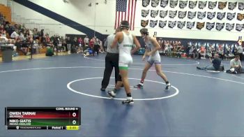 132 lbs Cons. Round 4 - Niko Giatis, Medina Highland vs Owen Tarnai, Brunswick