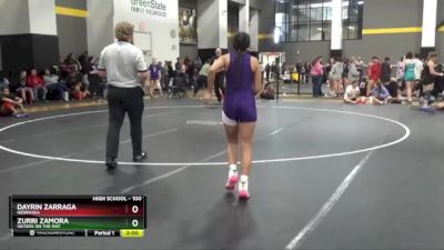 100 lbs Round 3 - Zurri Zamora, Sisters On The Mat vs Dayrin Zarraga, Nebraska