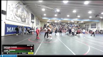 285 lbs Champ. Round 2 - Lund Thomas, Costa Mesa vs Nathan Chavez, El Modena