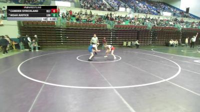 120 lbs Quarterfinal - Camden Strickland, Belton-Honea Path vs Noah Justice, Loris