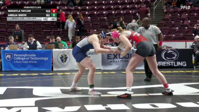 155 lbs Consi 4 - Makayla Taylor, Clearfield-G vs Amelia Smith, Dallastown-G