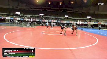 126 lbs Finals (2 Team) - Logan Keese, Poquoson vs Jamie Goodrich, Kings Fork