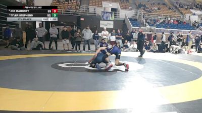 144 lbs 7th Place - Joe Mahoney, Greens Farms Academy vs Tyler Stephens, Mount Saint Joseph