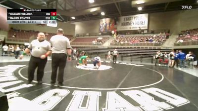 2A 215 lbs Cons. Round 1 - Daniel Fontes, St Joseph vs Killian Pollock, Utah Military Academy