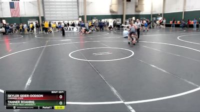 141 lbs Cons. Round 2 - Skyler Geier-Dodson, Chadron State vs Tanner Roahrig, Colorado Mesa University