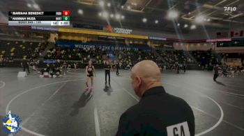 135 lbs Semifinal - Mariaha Benedict, Fort Dodge vs Hannah Huza, Hortonville