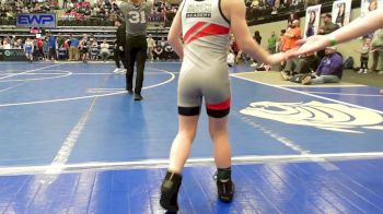 67 lbs Rr Rnd 3 - Brady Boles, Mustang Bronco Wrestling Club vs Sutter Oss, Oklahoma Wrestling Academy