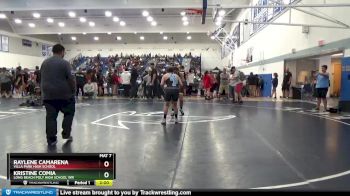 126 lbs Champ. Round 1 - Raylene Camarena, Villa Park High School vs Kristine Comia, Long Beach Poly High School Wr