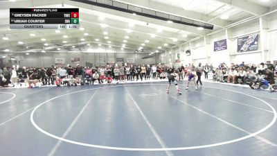 120 lbs Quarters - Urijah Courter, Sebolt Wrestling Academy vs Greysen Packer, Team Idaho Wrestling Club