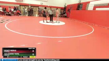145 lbs Cons. Round 2 - Wyatt Riddle, Riverside vs Alejandro Tapia, Wahluke