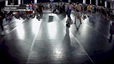 215 lbs Quarters - Chandler Cooke, Team Jeff Wrestling Club vs Jacob Tyderek, Tiger Wrestling Club - TPW4