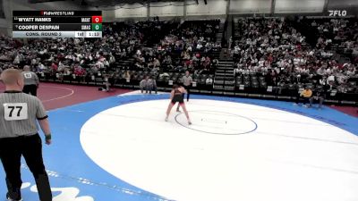 3A 157 lbs Cons. Round 2 - Cooper Despain, Summit Academy vs Wyatt Hanks, Manti