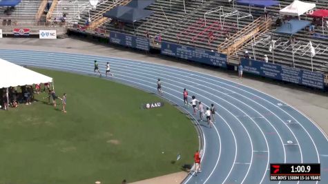 Youth Boys' 1500m Pentathlon, Finals 1 - Age 15-16