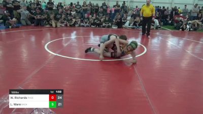 100 lbs Round 1 - William Richards, Phoenix W.C. vs Logan Ware, Backbone Wrestling Club