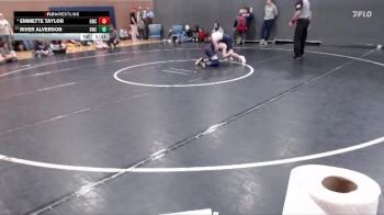 105 lbs Champ. Round 1 - River Alverson, Hawk Wrestling Club vs Emmette Taylor, Hawk Wrestling Club