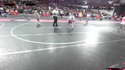100 lbs Champ. Round 1 - Foster Hering, Saint Croix Falls vs Kyron Smith, Milton Monsters Wrestling Club