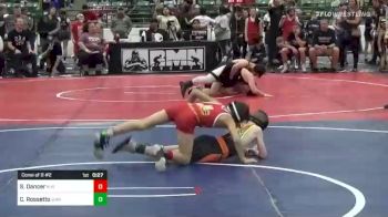 66 lbs Consi Of 8 #2 - Silas Dancer, K-ville Krush vs Carter Rossetto, Junior Comet Wrestling