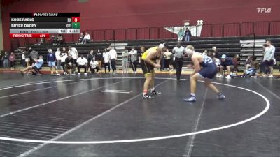 285 lbs Cons. Semi - Bryce Dadey, The Citadel vs Kobe Pablo, Emmanuel College